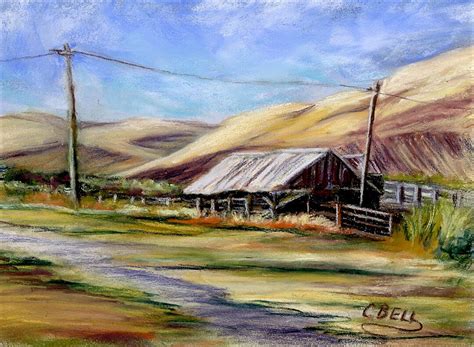 Original California Landscape Painting Mini Landscape Pastel - Etsy