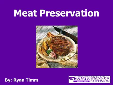 PPT - Meat Preservation PowerPoint Presentation, free download - ID:6796262