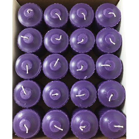 Purple Plumeira Scented Votive Candles (Set of 20) - Walmart.com