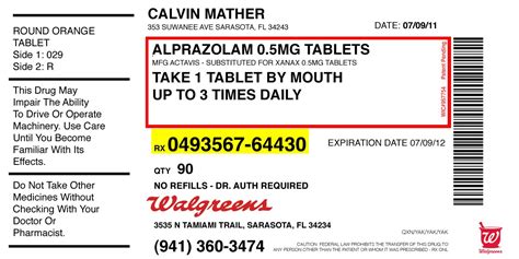 Medicine Label Template – printable label templates