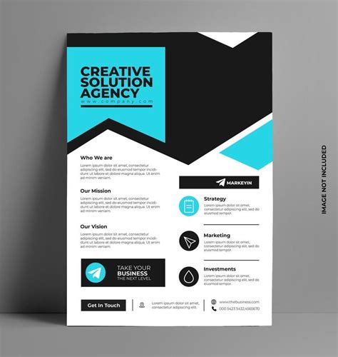 Flyer Design Layout Template in A4 Size. | Flyer design layout, Flyer design, Layout template