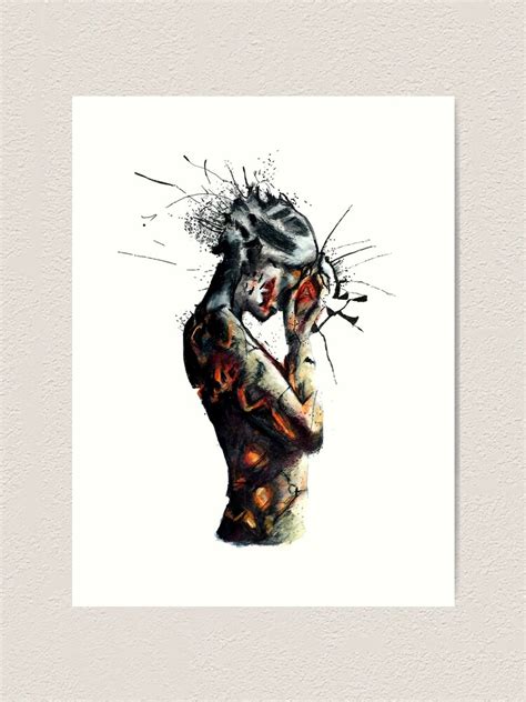 "Broken Woman" Art Print by brandydevoid | Redbubble