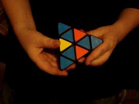 how to solve a triangle rubix cube - YouTube