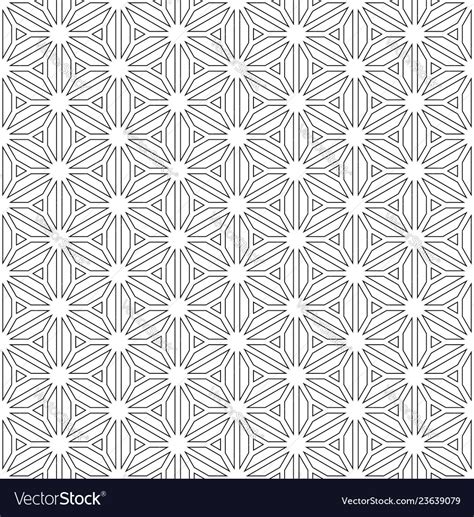 Seamless geometric pattern based on japanese Vector Image