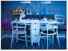 [IKEA] NORDEN Gateleg table : 인기만점 식탁 :: 네이버 블로그 Ikea Dining Room, Ikea Kitchen, Kitchen Redo ...