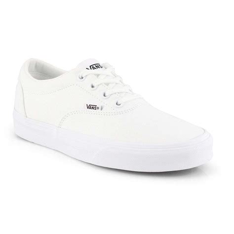 Vans Doheny VN0A3MVZW42 Women's White Canvas Skateboard Sneaker Shoes ...