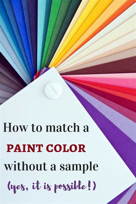 How to Match a Paint Color Without a Sample (Yes, It Is Possible ...