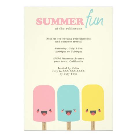 Summer Party Invitations Ideas - Invitation Design Blog