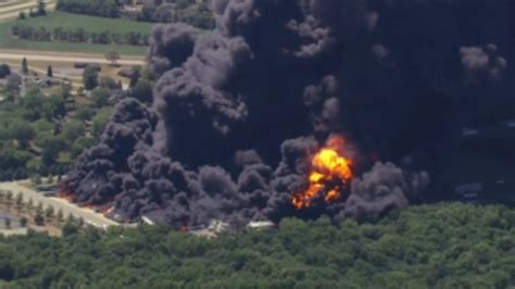 BREAKING: Explosion, massive fire at chemical plant prompts evacuations ...