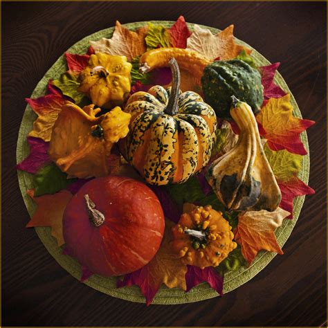 Autumn Centerpiece | A selection of gourds and small pumpkin… | Flickr