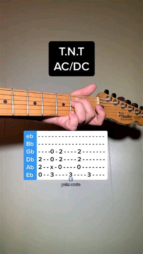 AC/DC TNT Guitar Tab | Guitar Riffs | How To Play Guitar | Guitar songs, Guitar chords, Guitar ...