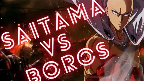 ONE PUNCH MAN- SAITAMA VS BOROS FIGHT | AMV/EDIT | ROYALTY | - YouTube