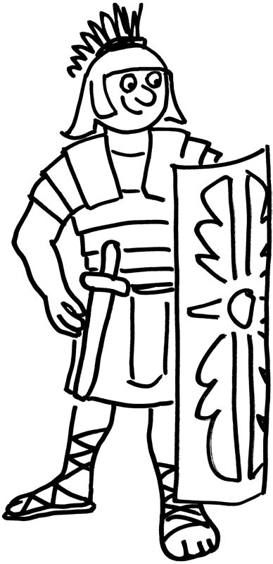 A Roman Soldier - ClipArt Best