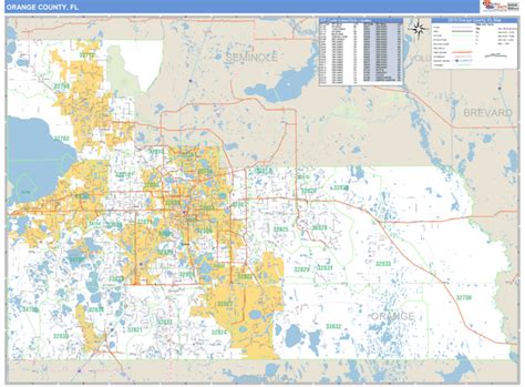 Orange County Zip Code Map Florida | Images and Photos finder