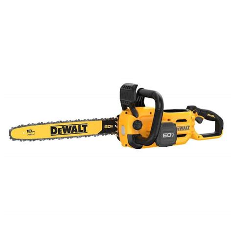 DEWALT 60V MAX 18in. Brushless Battery Powered Chainsaw, Tool Only DCCS672B - The Home Depot