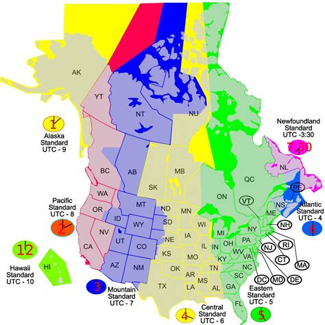 Printable Usa Time Zone Map - Printable US Maps