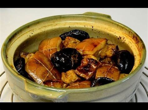 Clay Pot : Glazed Gingered Pork Belly with Tofu. Authentic Chinese Cooking. | Cantonese food ...
