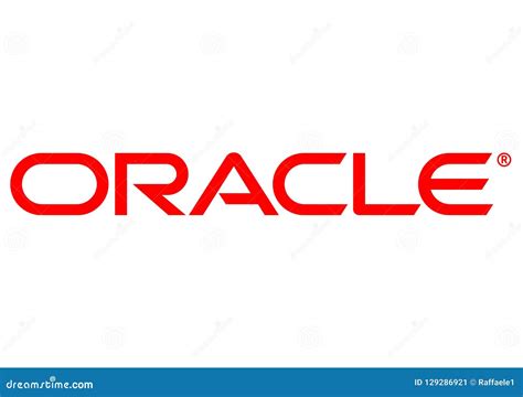 Oracle Logo editorial photo. Illustration of computer - 129286921