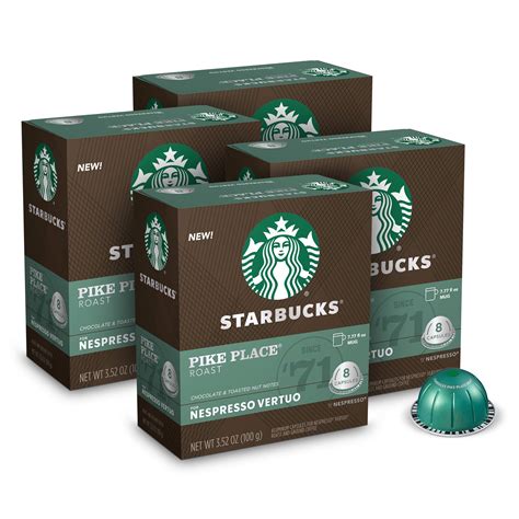 Buy Starbucks by Nespresso Medium Roast Pike Place Roast Coffee (32 ...