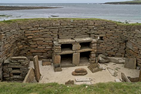 Skara Brae | Interior of a neolithic house with stone furnit… | Flickr