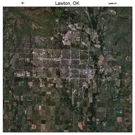 Aerial Photography Map of Lawton, OK Oklahoma