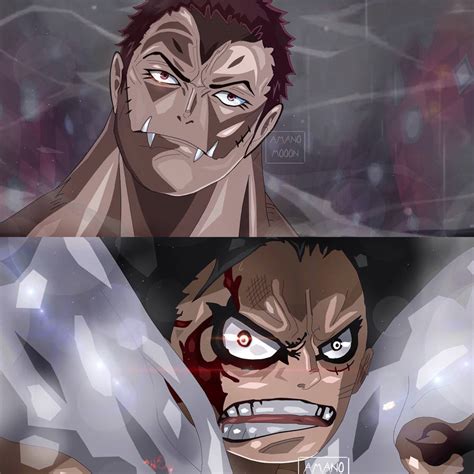 Luffy vs Katakuri Ending Fight Anime by Amanomoon on DeviantArt