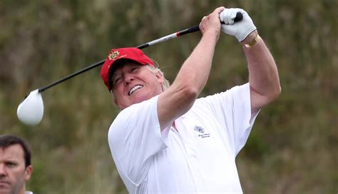 Trump urges golfers to 'take the money'