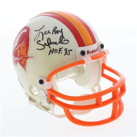 Lee Roy Selmon Signed Buccaneers Mini Helmet Inscribed "HOF 95" (AutographCOA) | Pristine Auction