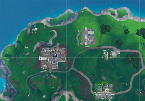 Fortnite Locations: How and Where to Land a Bottle Flip on a target near a giant fish, llama, or ...