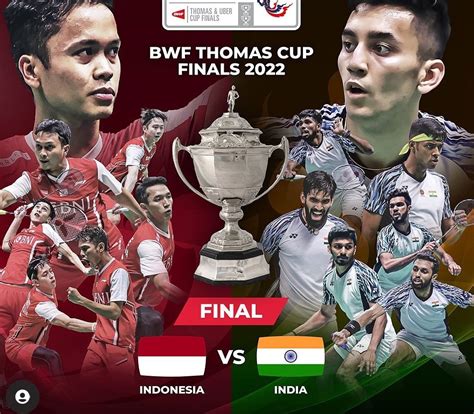 HASIL FINAL THOMAS CUP 2022 Indonesia Vs India: Tim Merah Putih Gagal ...