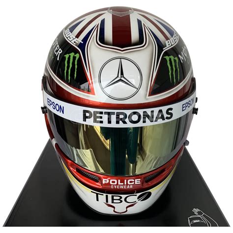 LEWIS HAMILTON 2019 SILVERSTONE GP F1 REPLICA HELMET FULL SIZE | CM Helmets