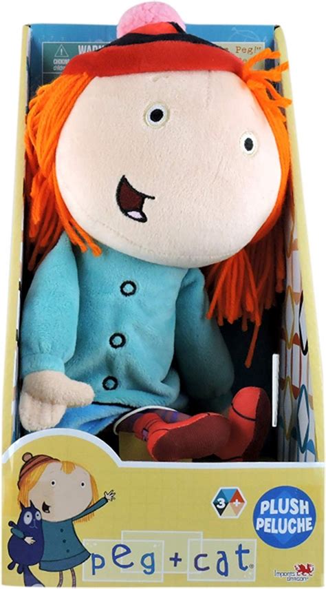 Peg (Pet + Cat) 12" Plush | A Mighty Girl