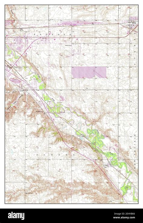 Map of surrey north dakota Cut Out Stock Images & Pictures - Alamy