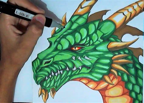 Dragon Drawing Color at GetDrawings | Free download