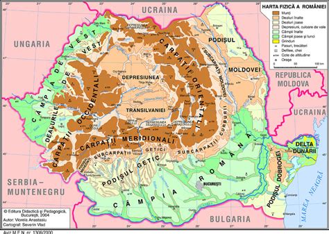 GEOGRAFILIA: Hărți relief România