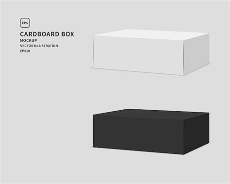 Premium Vector | Package cardboard box set illustration