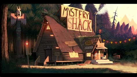 Mystery Shack artwork, Gravity Falls HD wallpaper | Wallpaper Flare