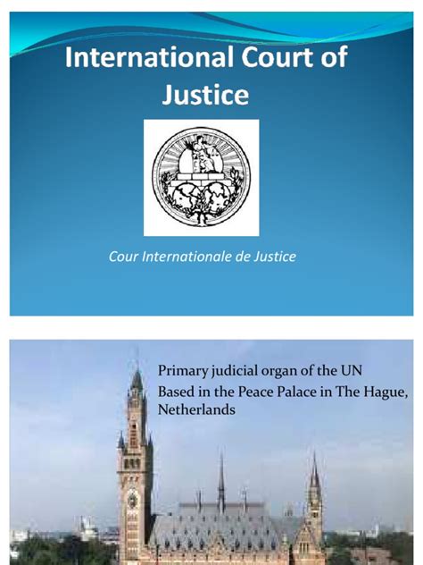 International Court of Justice | Legal Organizations | Judiciaries