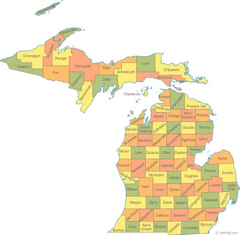 Map of Michigan