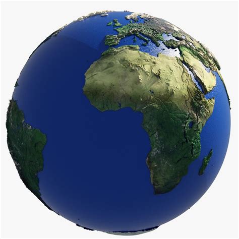 Earth Globe HD 3D Model $79 - .obj .fbx .max - Free3D