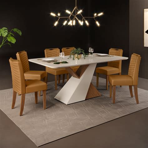 Vegas White Dining Table + Chairs – Khemlani Mart