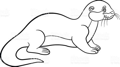 Otter Outline Drawing at PaintingValley.com | Explore collection of Otter Outline Drawing