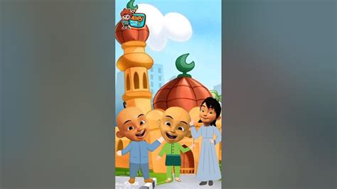 Upin Ipin dan Susanti pergi ke masjid - YouTube