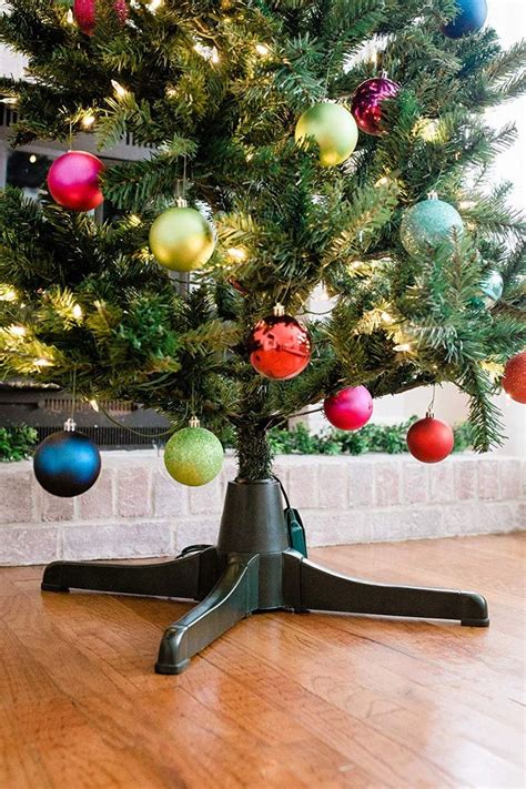 Rotating Christmas Tree Stand, Ornament Display Trees | Rotating christmas tree, Rotating ...