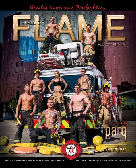 2023 Hall of Flame Calendar - Vancouver Firefighters