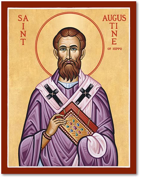 Men Saint Icons: St. Augustine of Hippo Icon | Monastery Icons