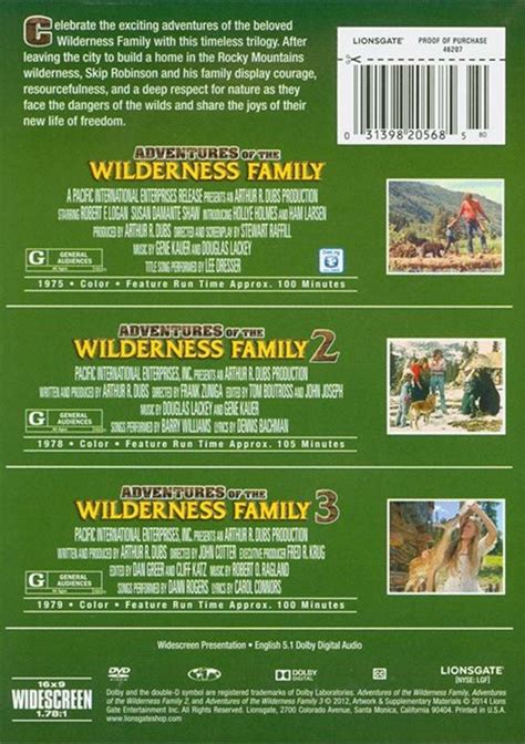 Adventures Of The Wilderness Family Trilogy, The (DVD) | DVD Empire