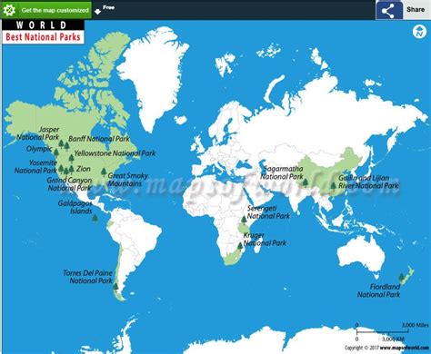 Yellowstone National Park On World Map - Channa Antonetta