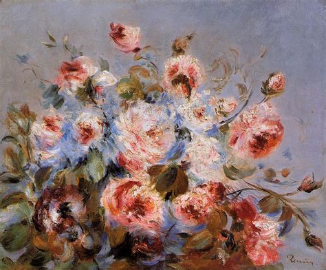 Pierre Auguste Renoir | Roses from Wargemont, 1885 | Tutt'Art ...