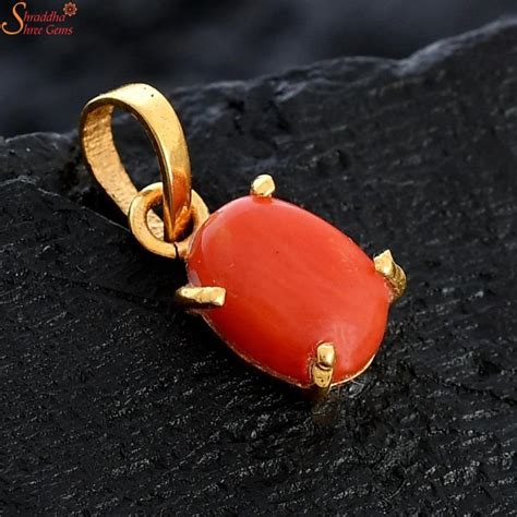 Coral Pendant - Shraddha Shree Gems